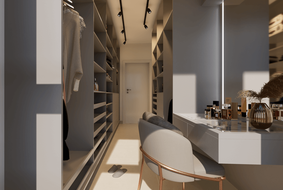 Closet Suíte Master - Apartamento Essence 360 - 17