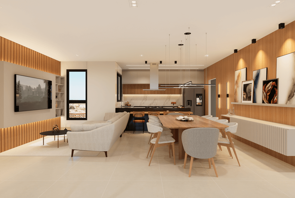 Sala Intergrada - Apartamento Essence 360 - 4